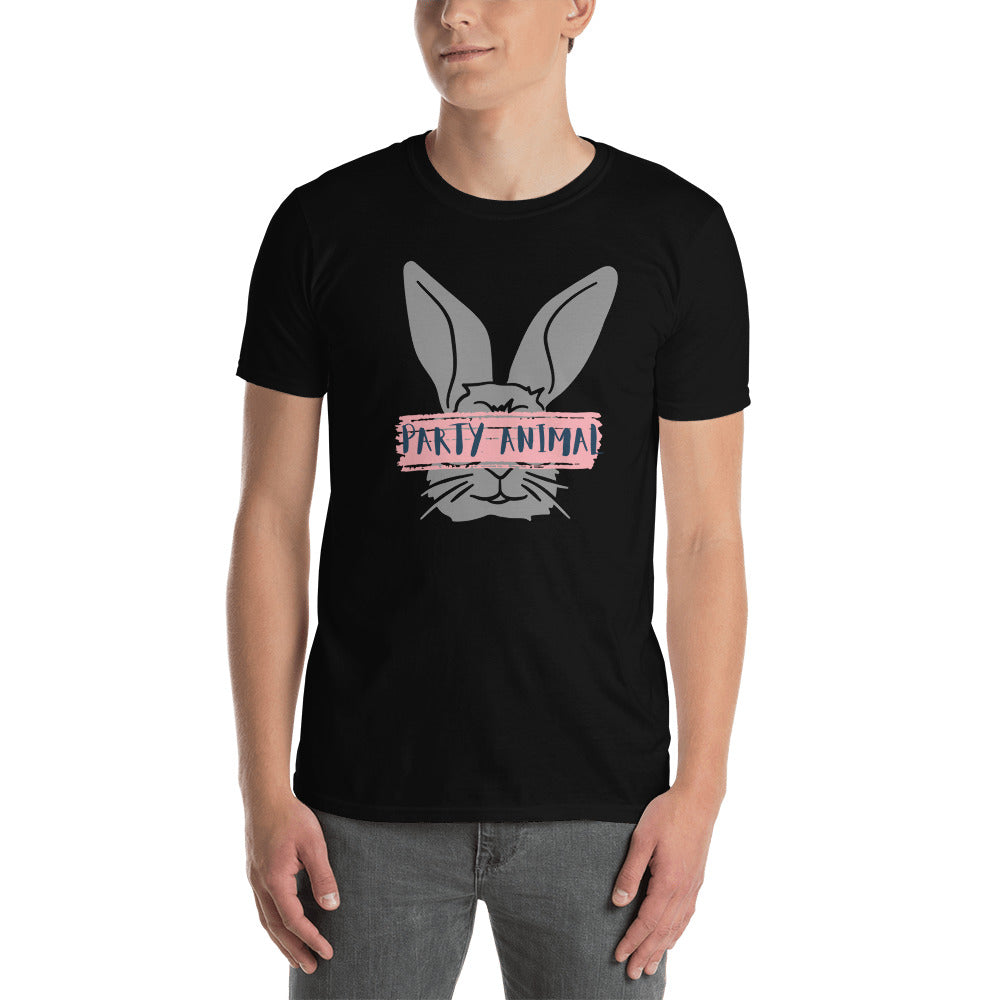 Customizable Short-Sleeve Unisex Party T-Shirt